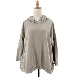 Bryn Walker Womens Oversized Hoodie Size Small Lightweight Minimalist Lagenlook